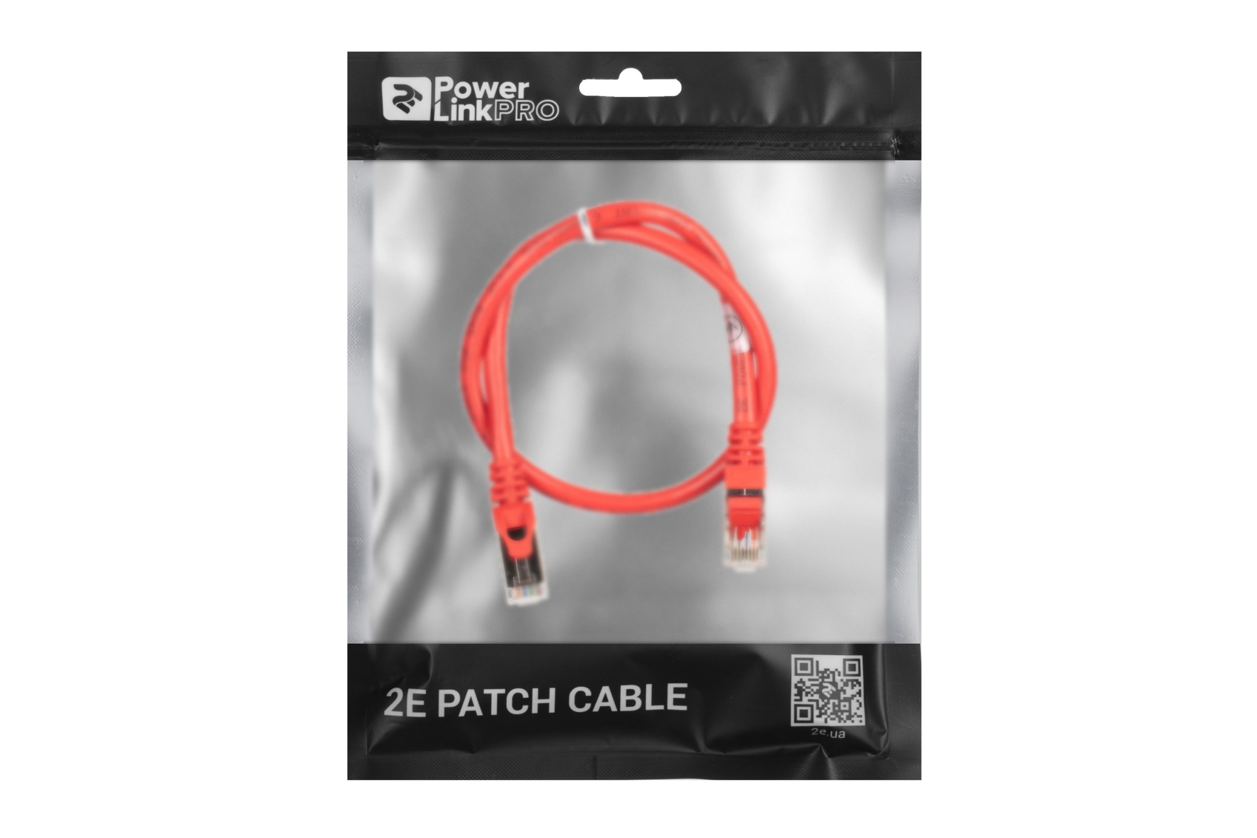 Патч-корд 2E Cat 6, S-FTP, RJ45, 4Х2 27AWG, 7/0.14 Cu, 0.50 m, PVC, Red (2E-PC6SFTPCOP-050RD)