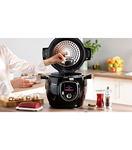 Мультиварка-скороварка Tefal Cook4me+ Connect CY855830