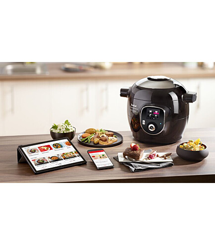 Мультиварка-скороварка Tefal Cook4me+ Connect CY855830