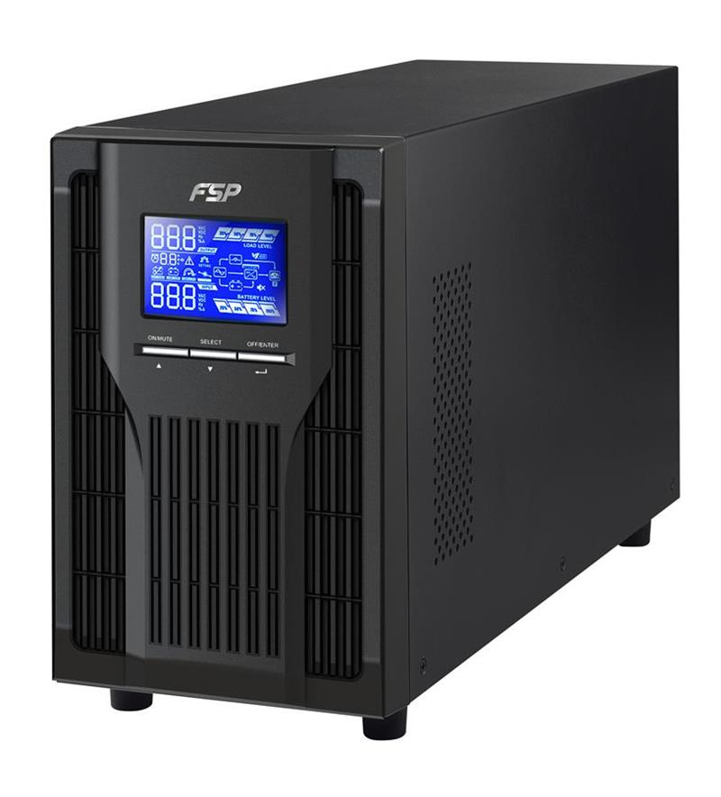 FSP Джерело безперебійного живлення Champ 1K, 1000VA/900W, LCD, USB, 3xSchuko