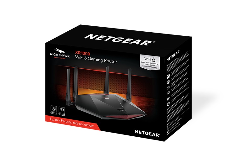 Маршрутизатор NETGEAR XR1000 Nighthawk AX5400, 4x GE LAN, 1x GE WAN, 1x USB 3.0, 4х наруж. ант.