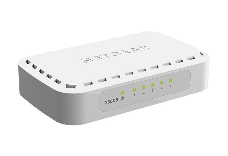 Комутатор NETGEAR GS605 5xGE, некерований