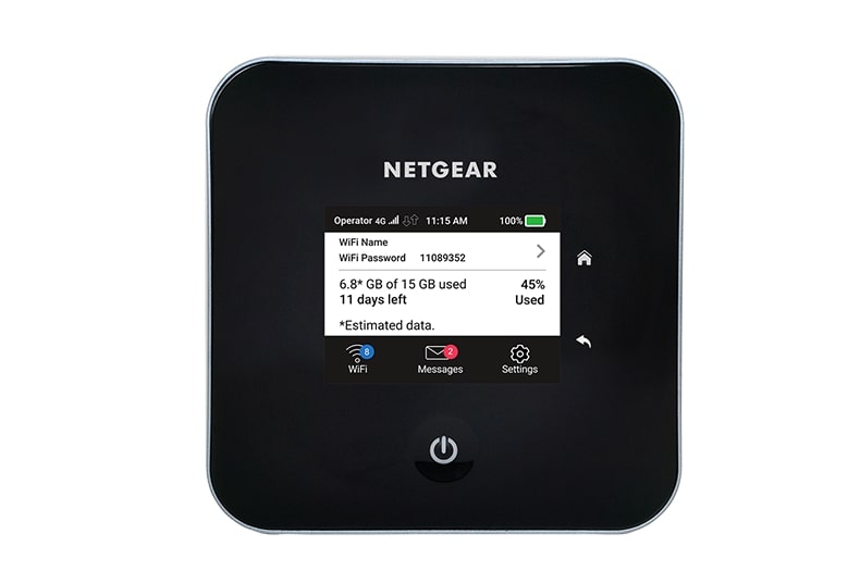 Маршрутизатор NETGEAR MR2100 Nighthawk M2 AC2000, 4G LTE, 1xGE LAN/WAN, 1xUSB-C, 1xUSB 2.0, 2xTS