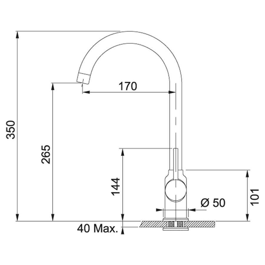 Змішувач Franke Pola 115.0622.942