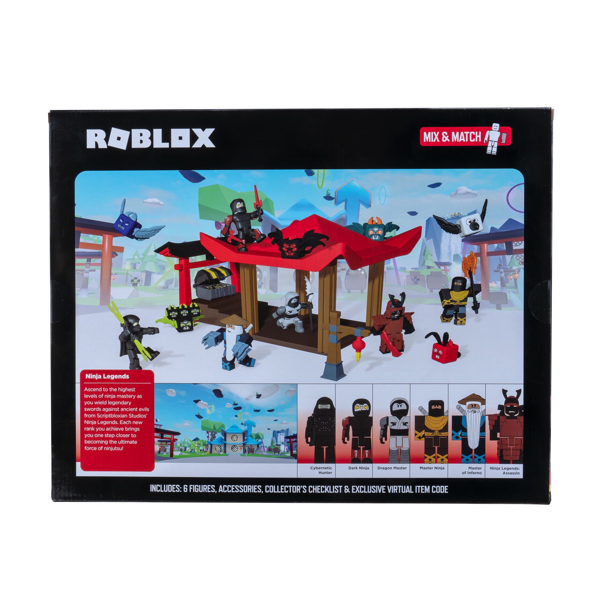 Ігрова колекційна фігурка Jazwares Roblox Deluxe Playset Ninja Legends W10