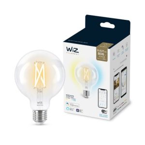 Лампа WiZ LED E27 7Вт 2700-6500К 806Лм G95 филаментная Wi-Fi умная