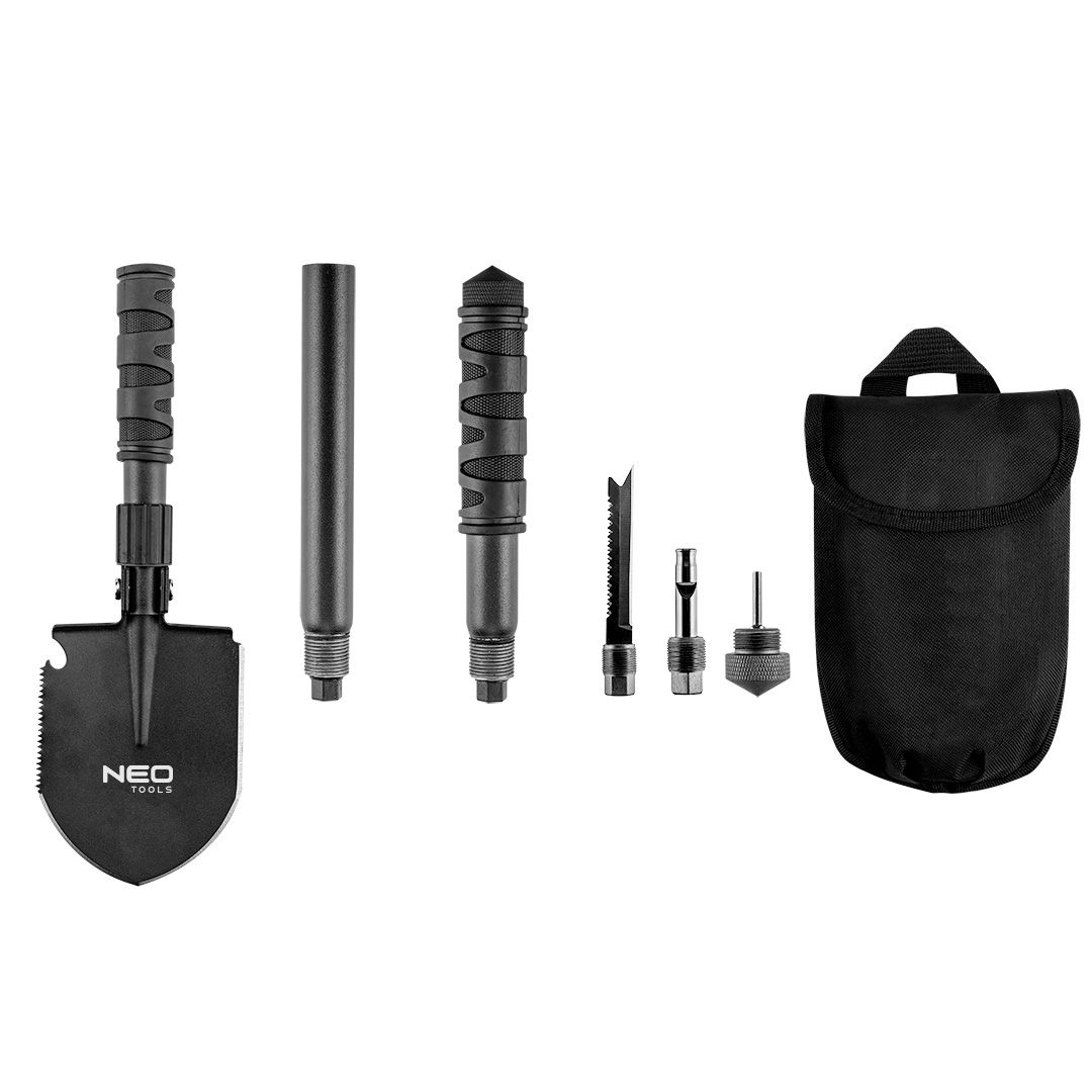 Лопата складана Neo Tools, 8в1, 63см, 0.92кг, чохол