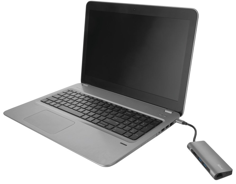 USB-хаб Trust Dalyx 7-IN-1 USB-C Aluminium (23775_TRUST)