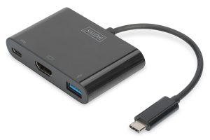 USB хаб DIGITUS USB-C – HDMA, 2xUSB (DA-70855)