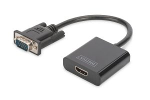 Перехідник DIGITUS VGA – HDMI Full HD (DA-70473)