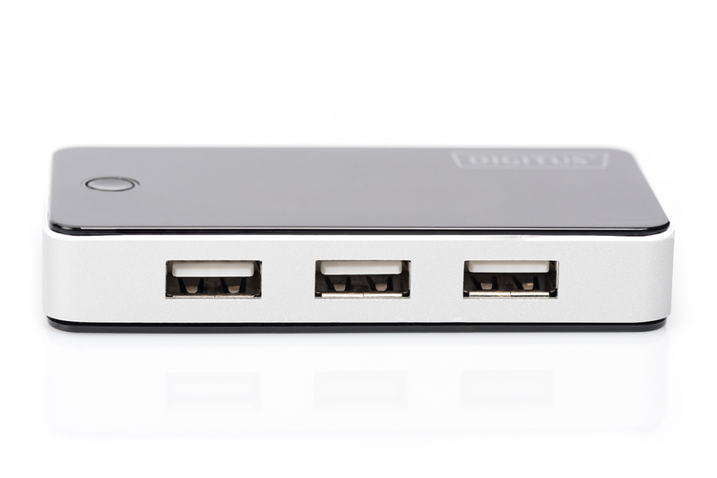 USB хаб DIGITUS USB 2.0 Hub, 7 Port (DA-70222)