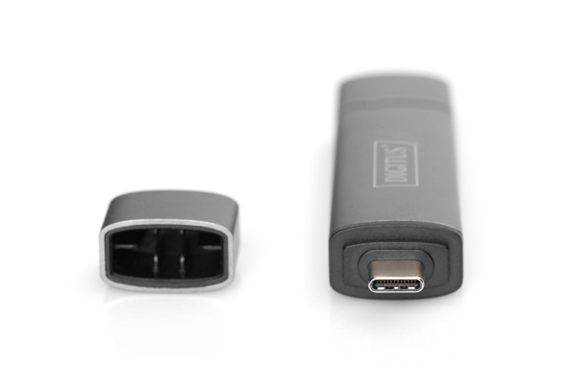 Кардрідер DIGITUS USB-C/USB 3.0 SD/MicroSD