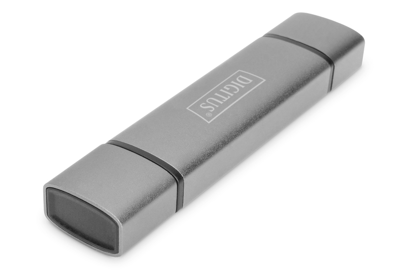 Кардрідер DIGITUS USB-C/USB 3.0 SD/MicroSD