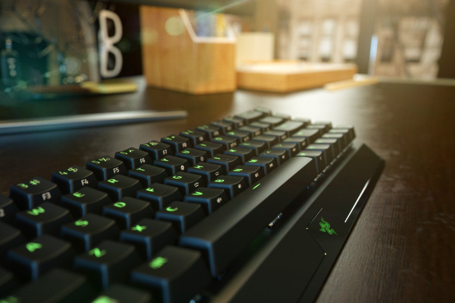 Ігрова клавіатура Razer BlackWidow V3 Mini HyperSpeed Green Switch WL/BT/USB RU RGB, Black (RZ03-03891600-R3R1)