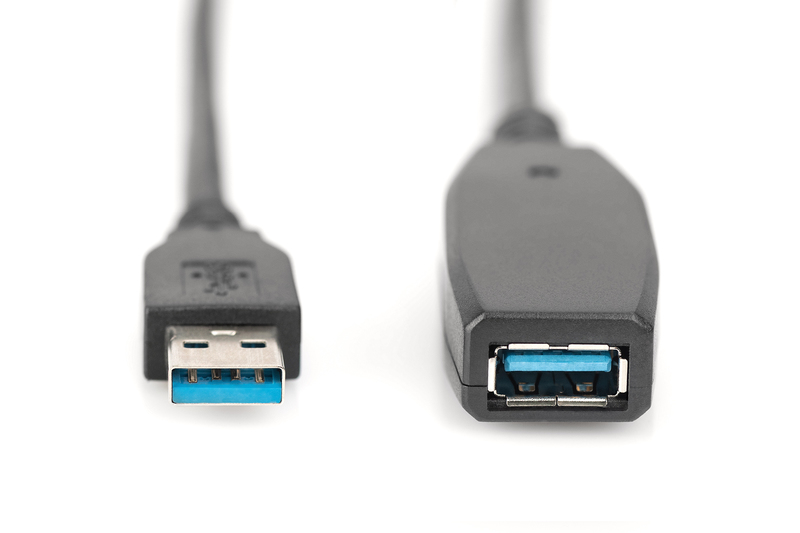 Подовжувач DIGITUS USB 3.0 Active Cable, A/MA/F, 10 m (DA-73105)