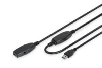 Подовжувач DIGITUS USB 3.0 Active Cable, A/MA/F, 10 m (DA-73105)