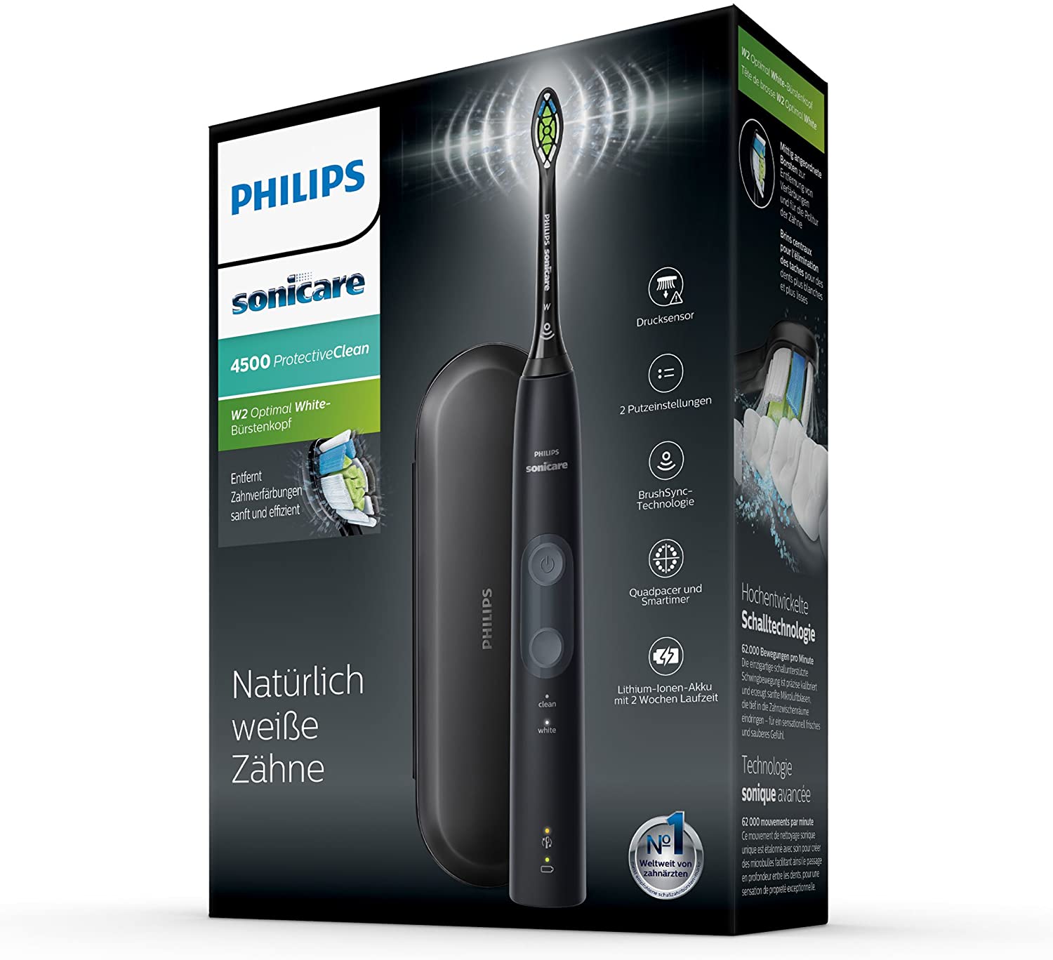 Електрична зубна щітка Philips ProtectiveClean 4500 HX6830/53