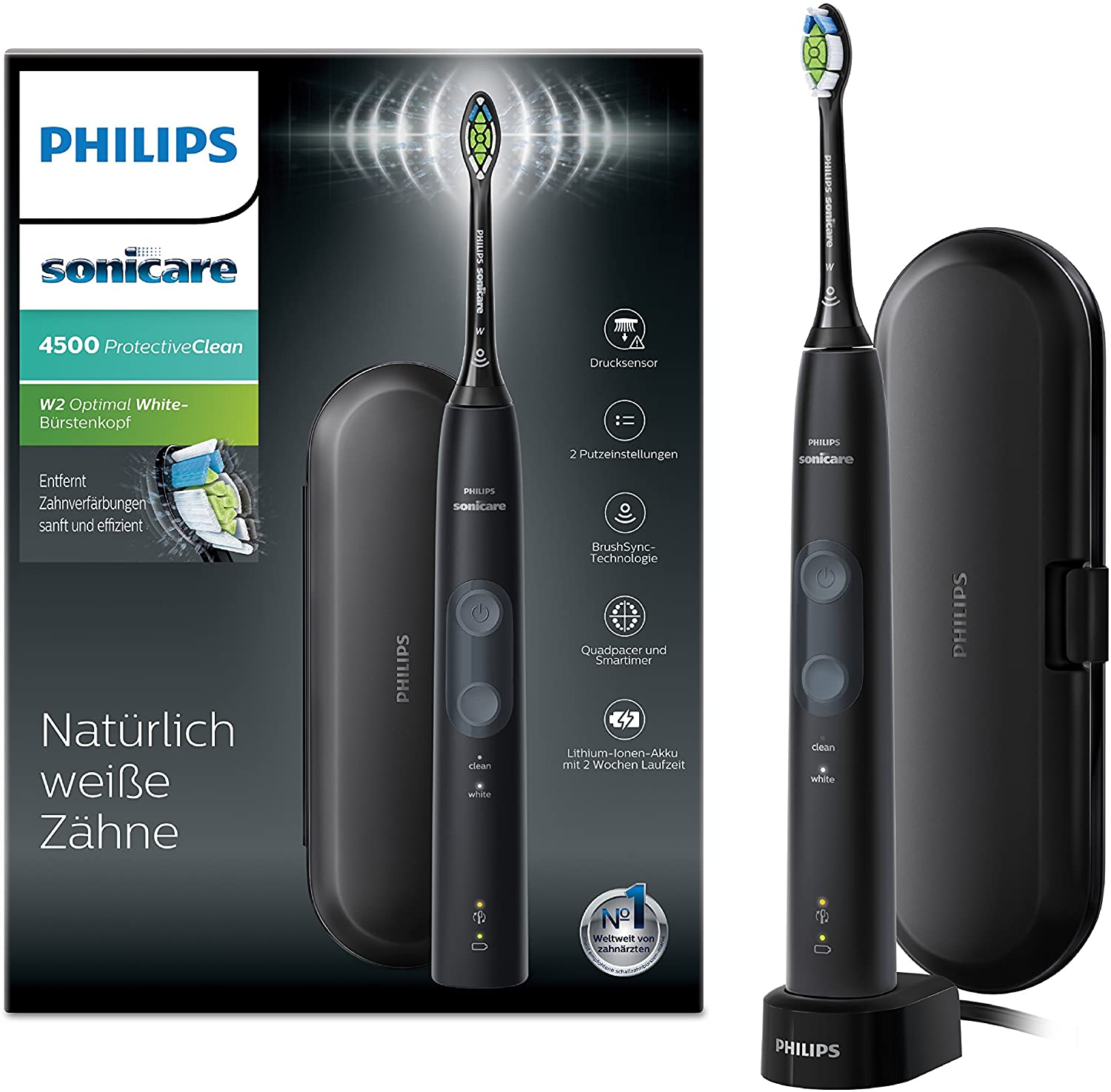 Електрична зубна щітка Philips ProtectiveClean 4500 HX6830/53