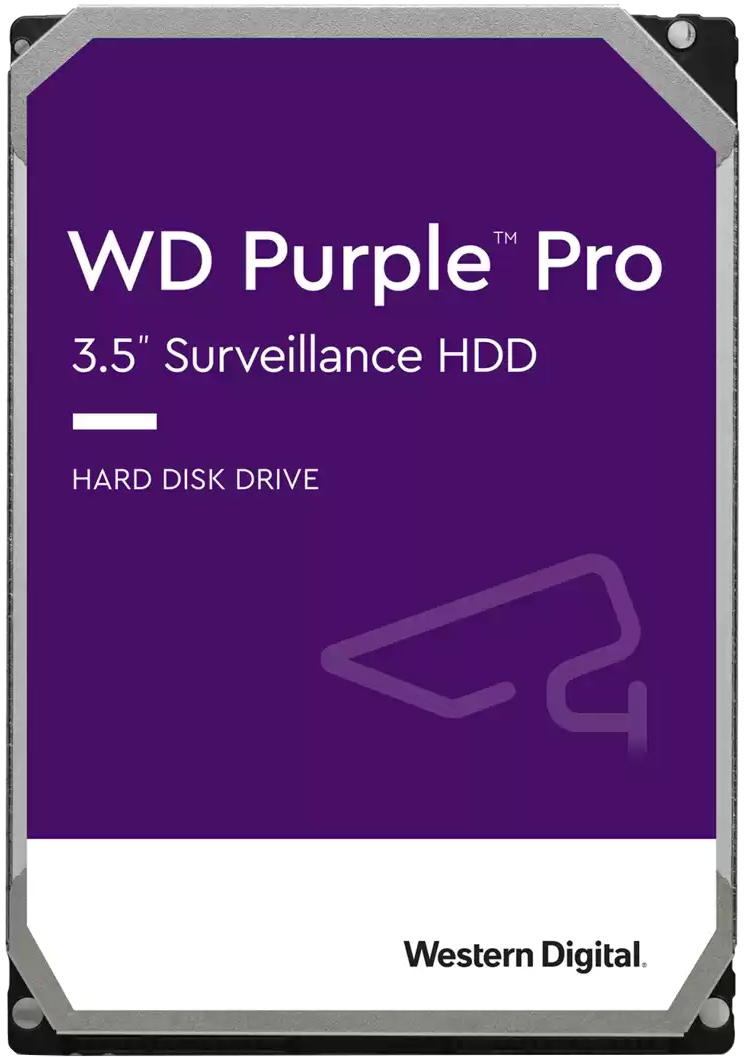 WD Жорсткий диск 3.5" SATA 3.0 12TB 7200 256MB Purple Pro Surveillance