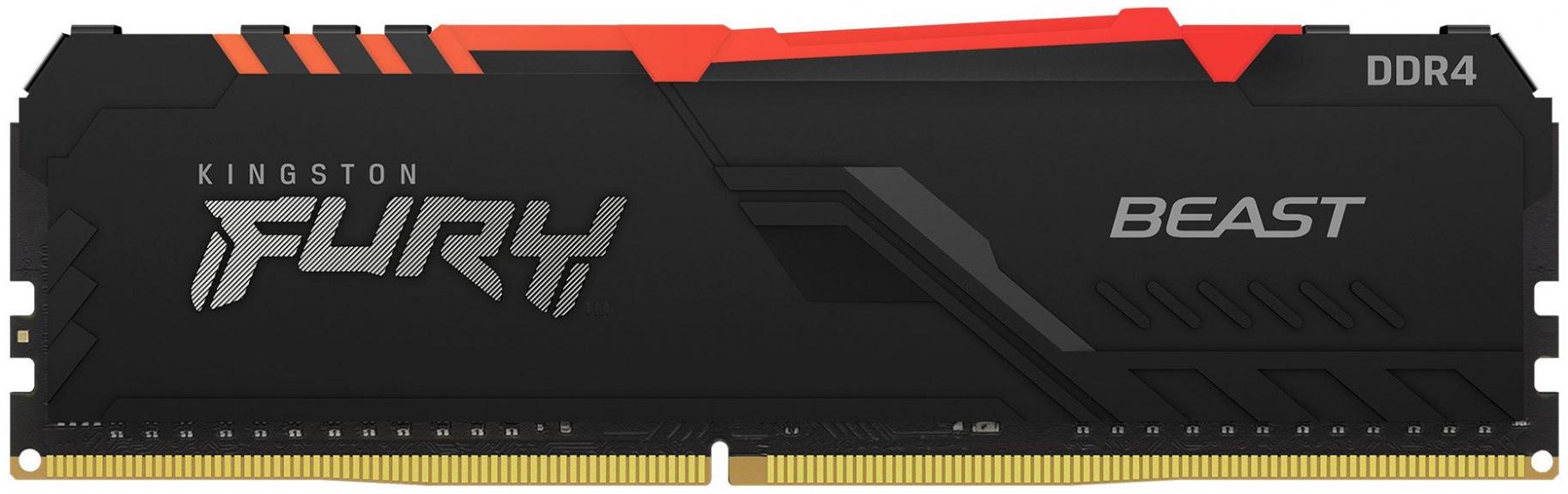 Пам'ять для ПК Kingston DDR4 2666 32GB FURY Beast Black (KF426C16BB/32)