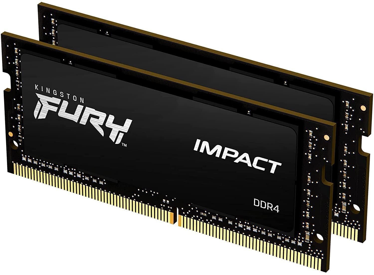 Устройство для ноутбука Kingston DDR4 3200 16GB KIT (8GBx2) SO-DIMM FURY Impact (KF432S20IBK2/16)