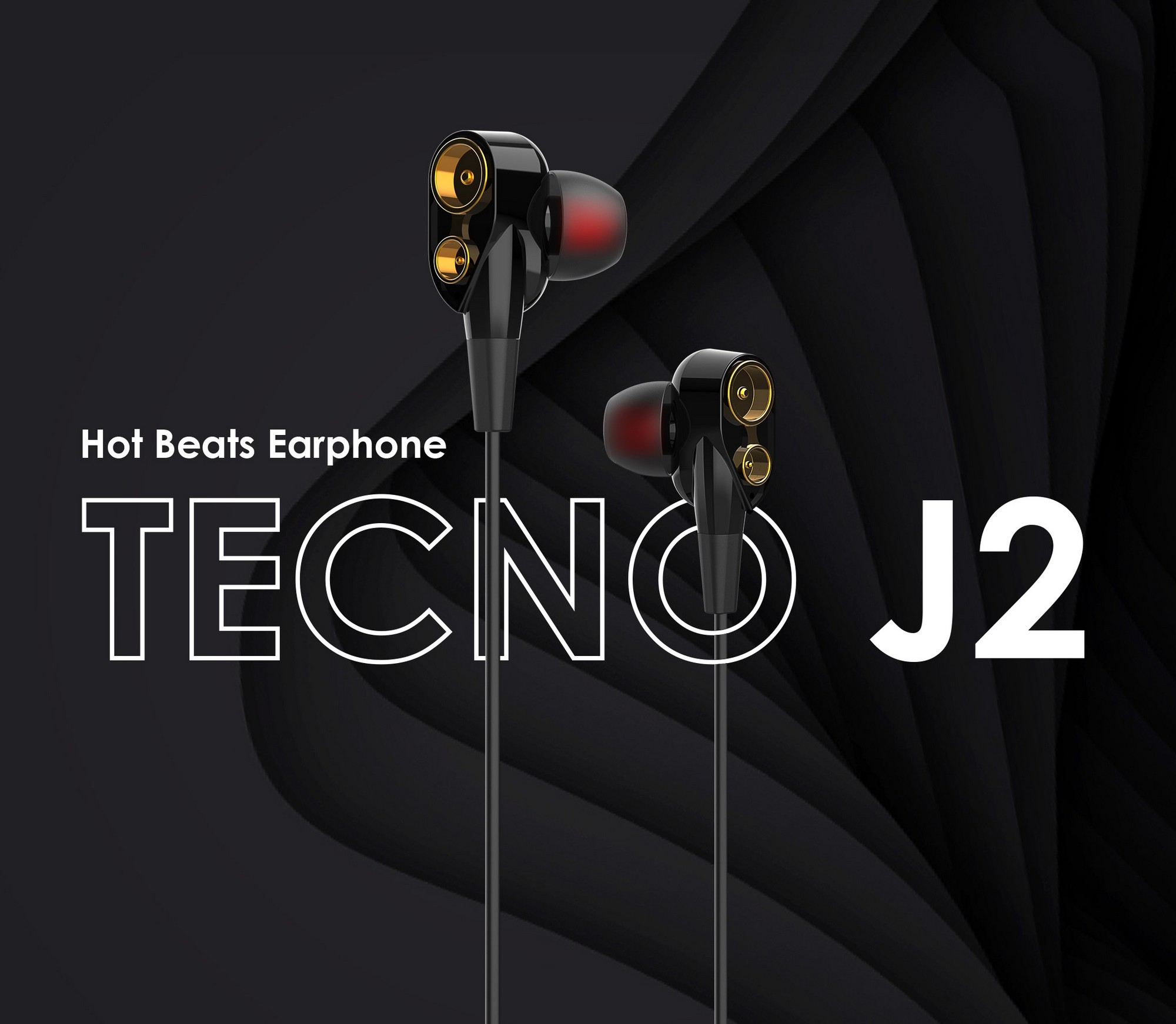 Наушники TECNO Hot beats J2 (4895180748967)