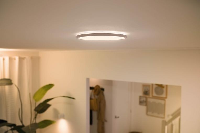 Світильник стельовий розумний WiZ SuperSlim Ceiling, 16W, 1500lm, 29,2см, 2700-6500K, Wi-Fi, білий