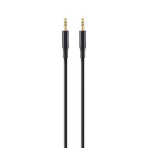 Кабель Belkin jack 3.5mm M/M портативний 2m Black/Gold (F3Y117BT2M)