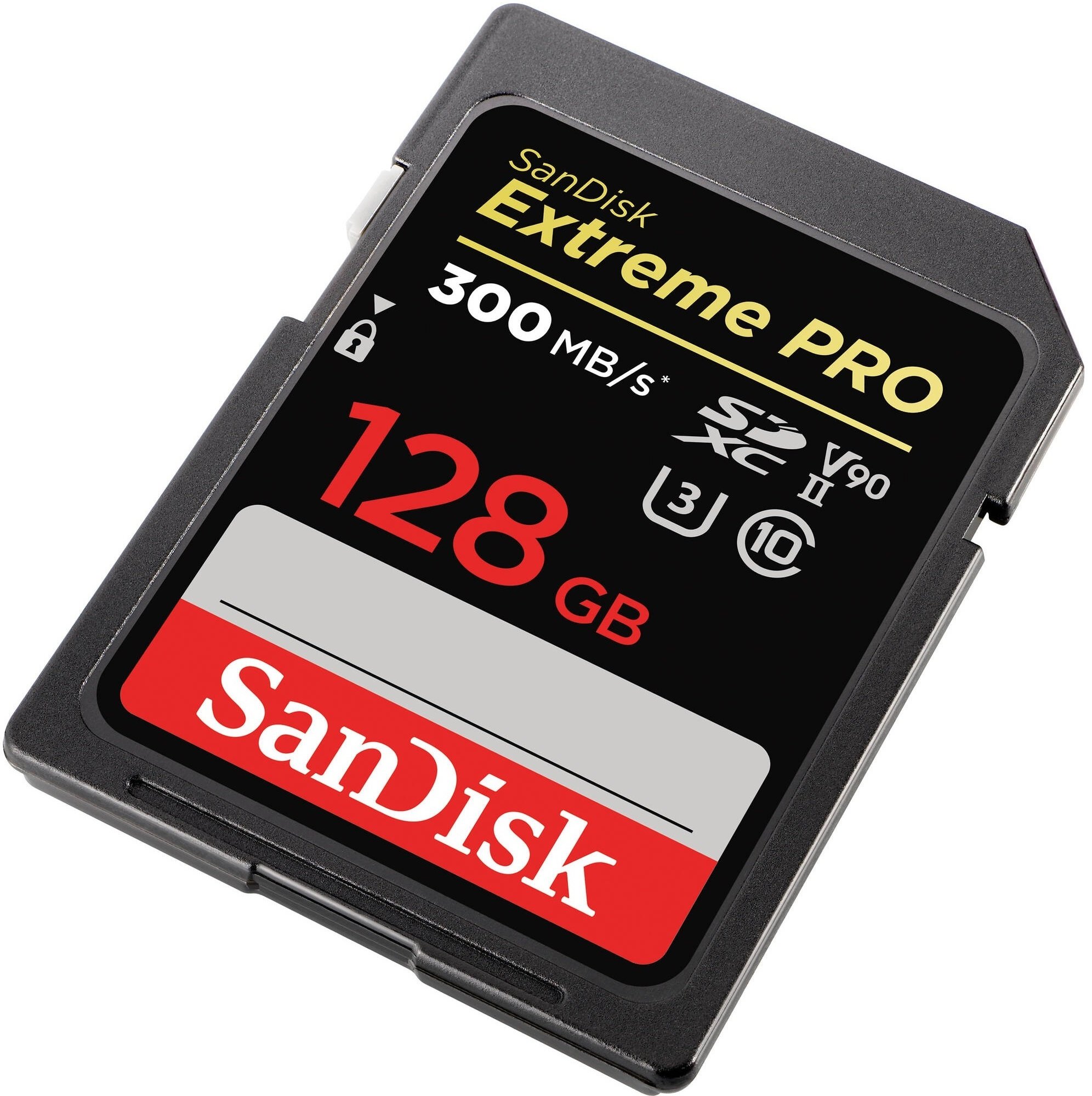 Карта пам`яті SanDisk SDXC 128GB C10 Extreme Pro UHS-II U3 V90 R300/W260MB/s (SDSDXDK-128G-GN4IN)