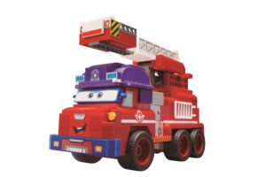 Конструктор Super Wings Small Blocks Buildable Vehicle Set Sparky, Спарки