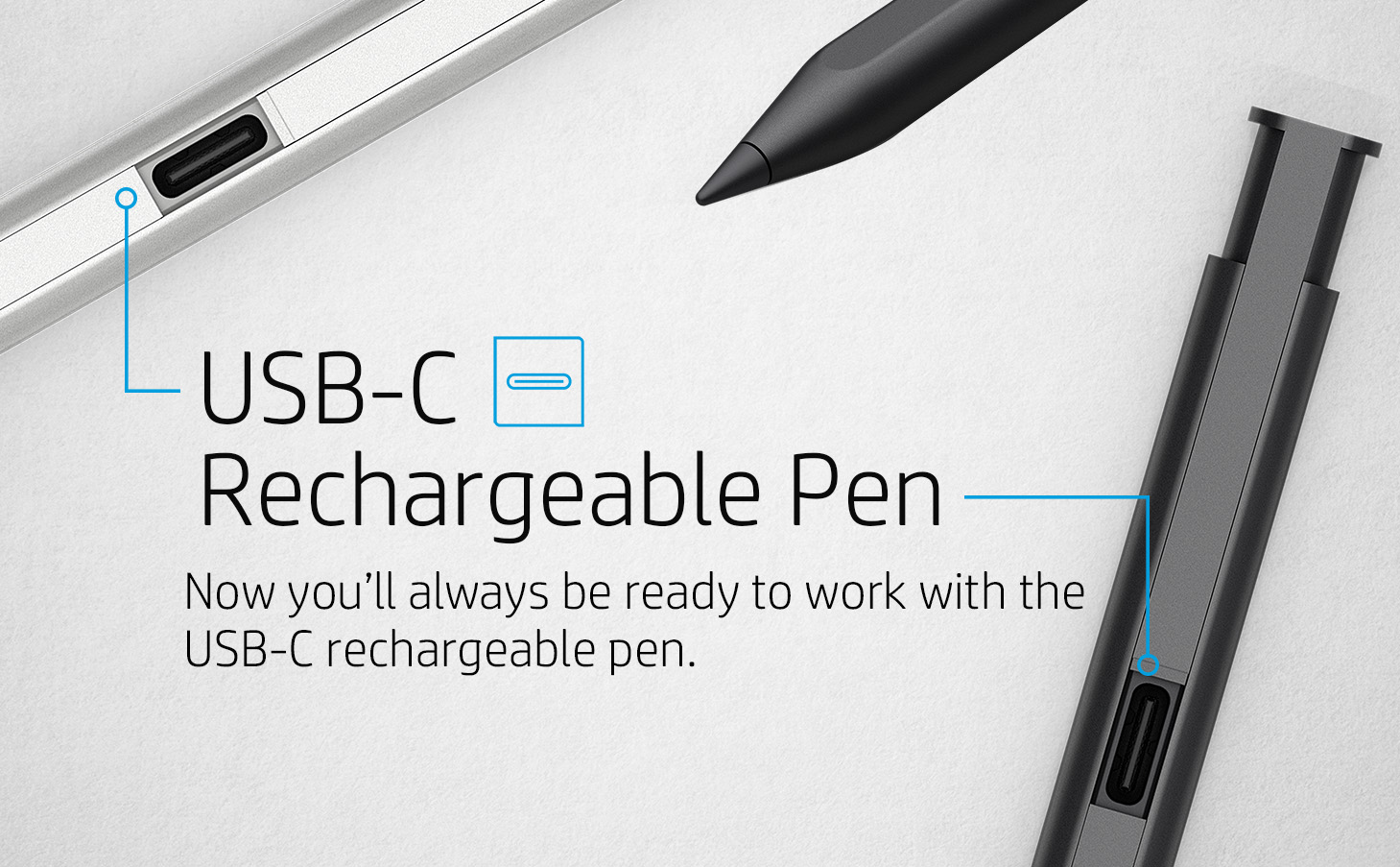 Стилус HP Rechargeable MPP 2.0 Tilt Pen, Black (3J122AA)