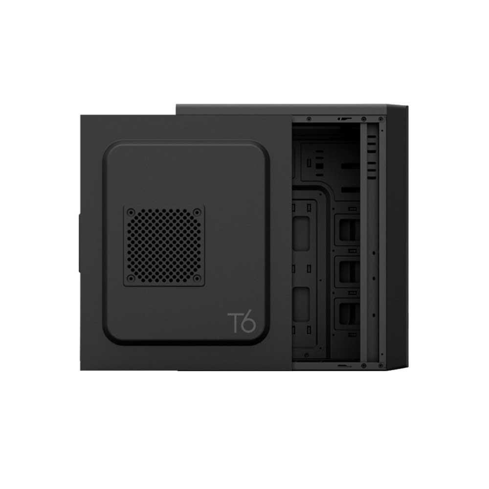 Корпус ZALMAN T6, MidT, 2xUSB2.0, 1xUSB3.0, 2x120мм, без БП, чорний