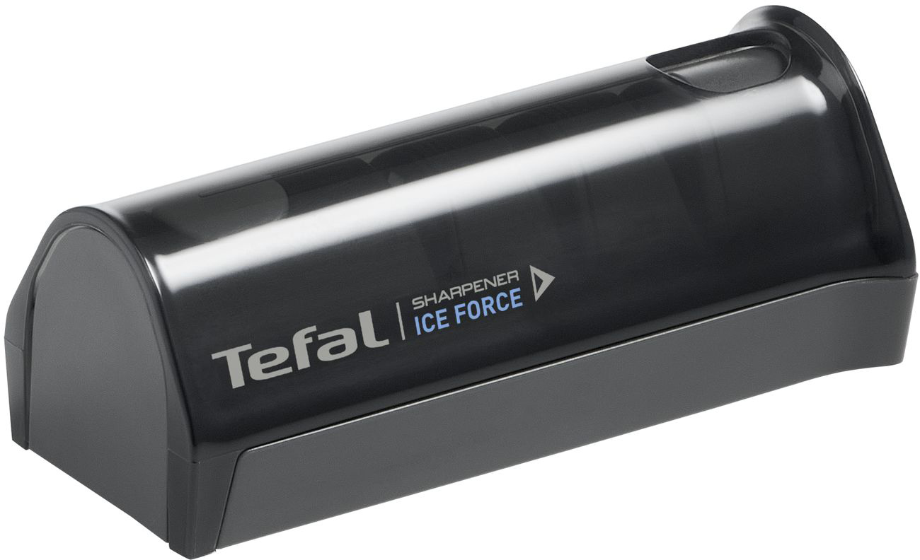 Точилка для ножів Tefal Ice Force, кераміка, пластик, сірий