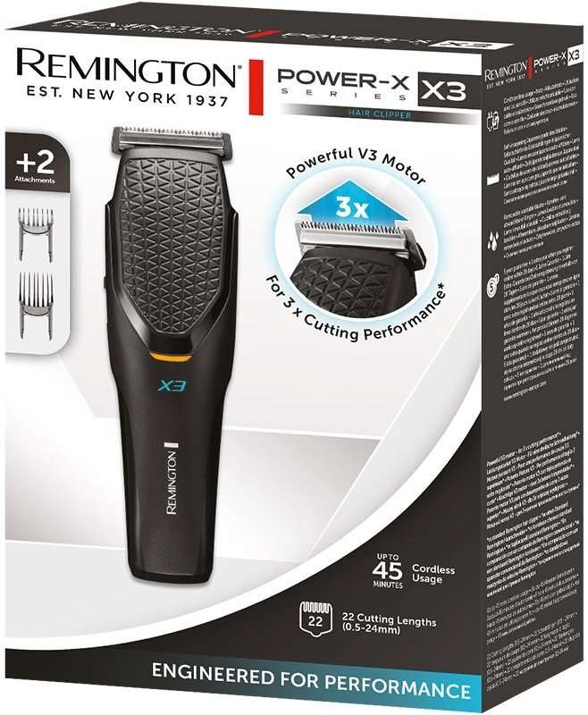 Машинка для стрижки Remington Power X3 Hair Clipper HC3000