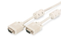 Кабель DIGITUS VGA, HD15 M/M, 5.0m, 2xferrite (AK-310103-050-E)