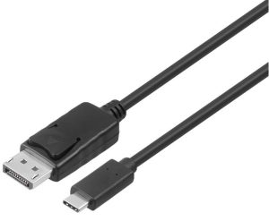 Кабель 2Е Type-C для DisplayPort (AM/AM), 1m, Black (2EW-1925)