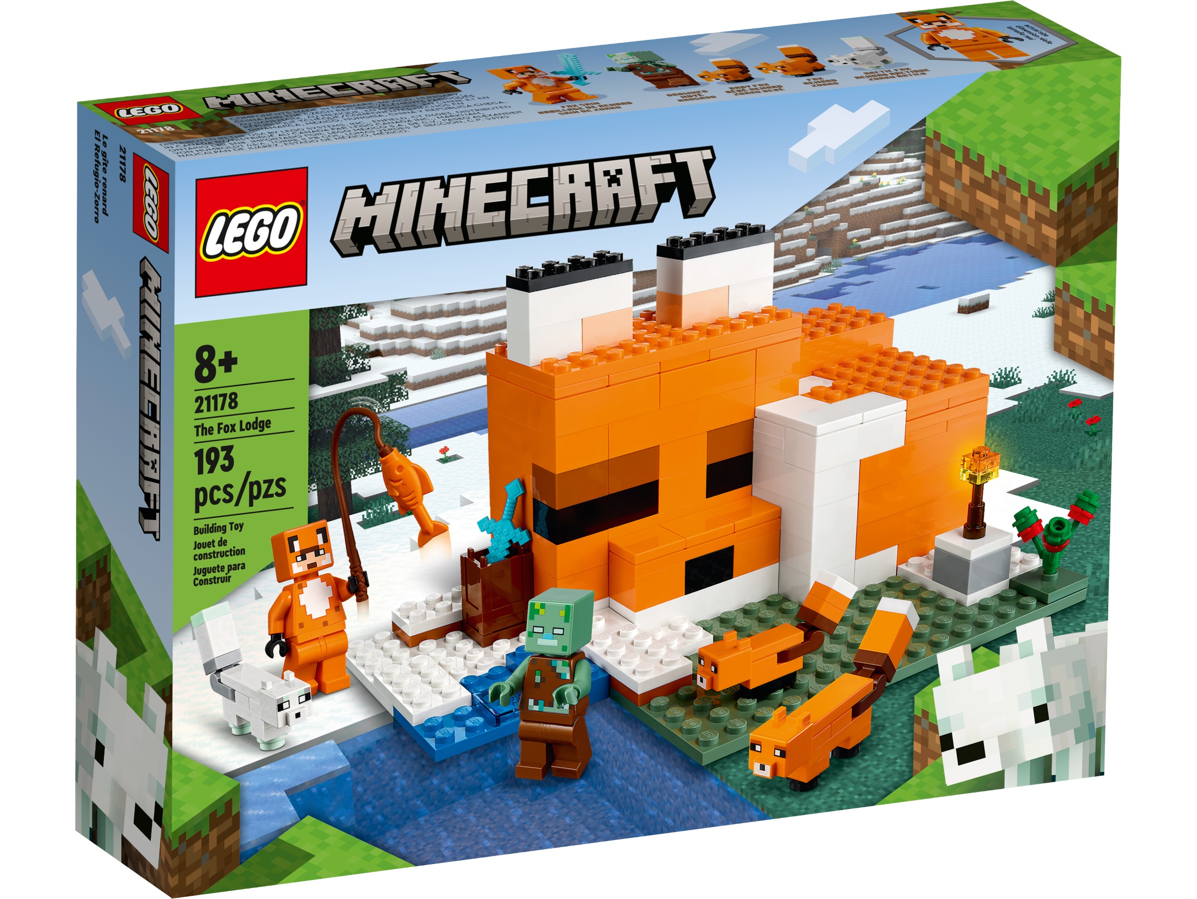 LEGO 21178 Minecraft Хата лисиці