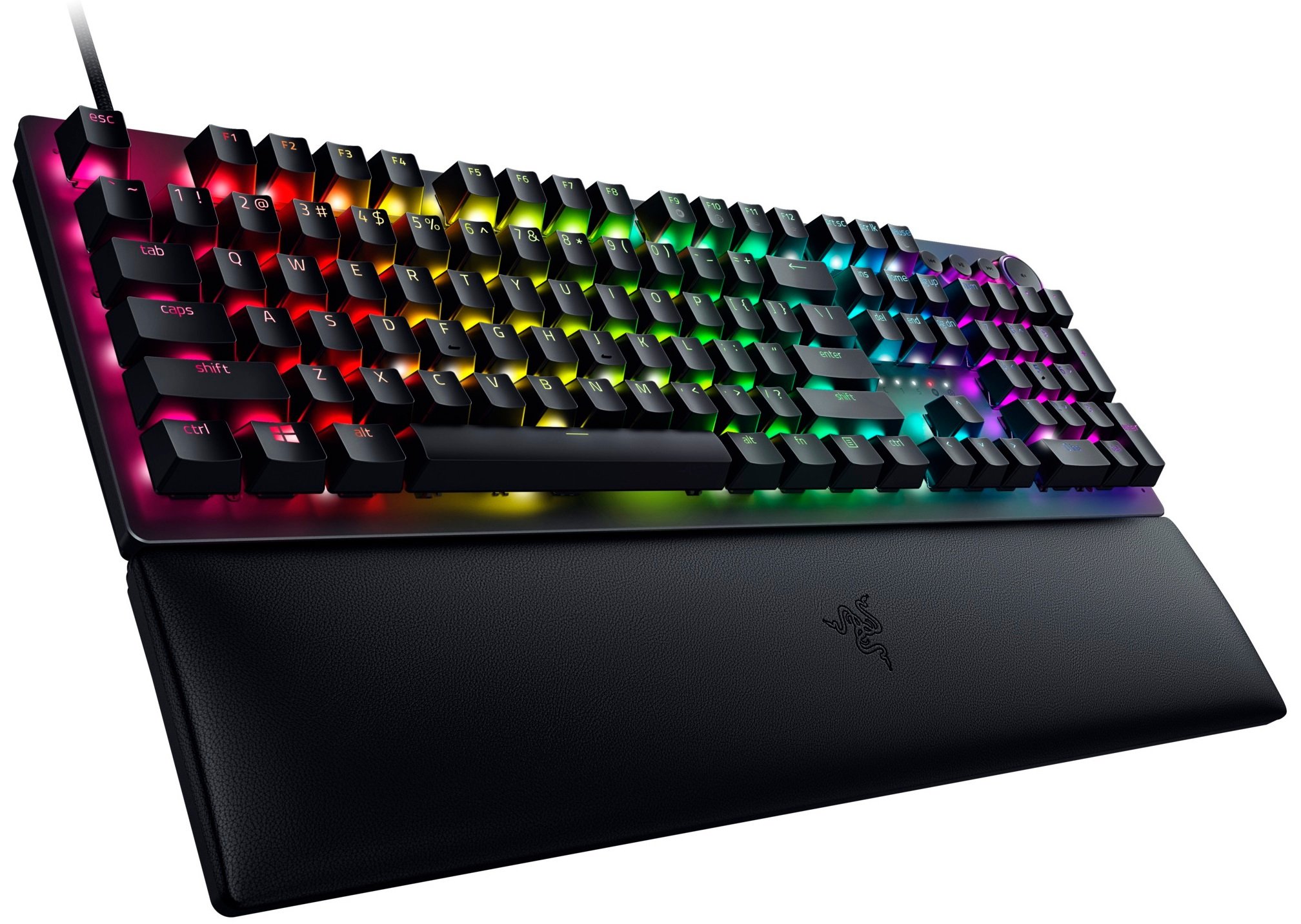 Ігрова клавіатура Razer Huntsman V2 Purple Switch RU Black (RZ03-03931300-R3R1)