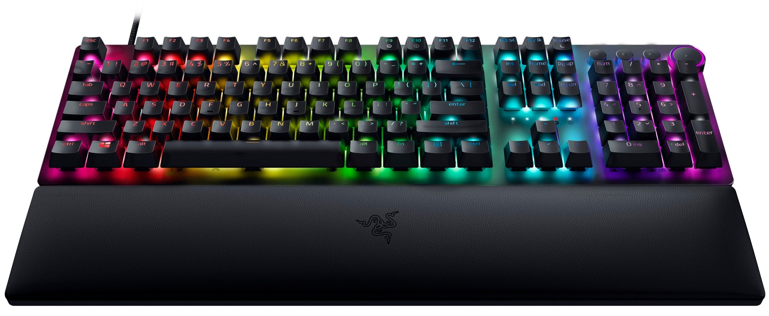 Ігрова клавіатура Razer Huntsman V2 Purple Switch RU Black (RZ03-03931300-R3R1)