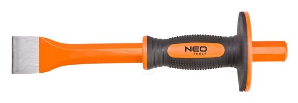 Зубило Neo Tools, 75x20x300мм, захист руки, CrV