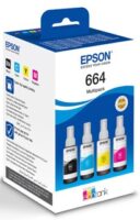 Контейнери із чорнилом Epson L100/L200 Multipack (C,M,Y,Bk) (C13T66464A)