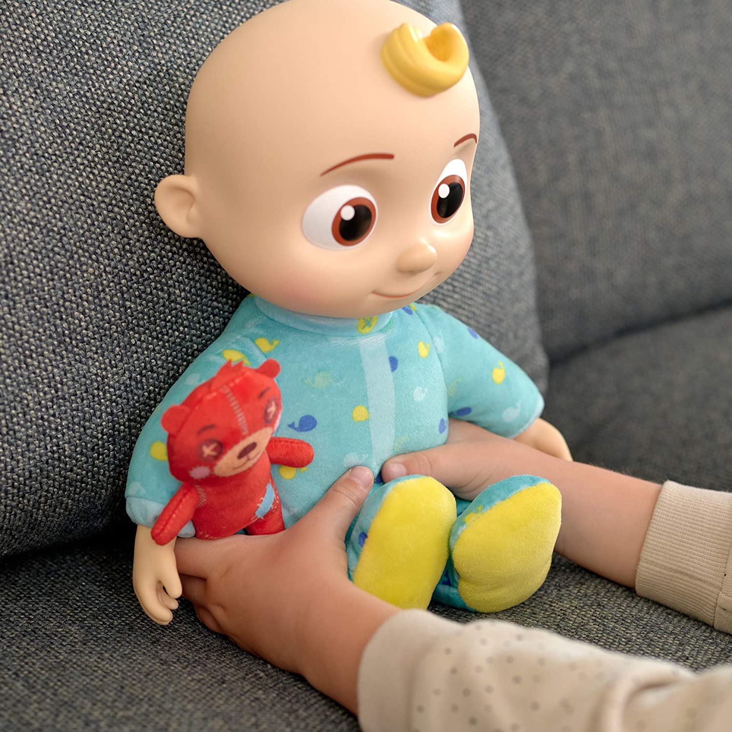 М`яка іграшка CoComelon Roto Plush Bedtime JJ Doll Джей Джей зі звуком