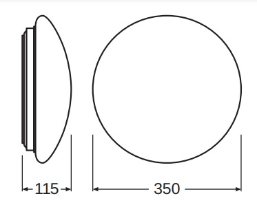 Світильник Ledvance SF Circular 350 V 18W 840 IP4