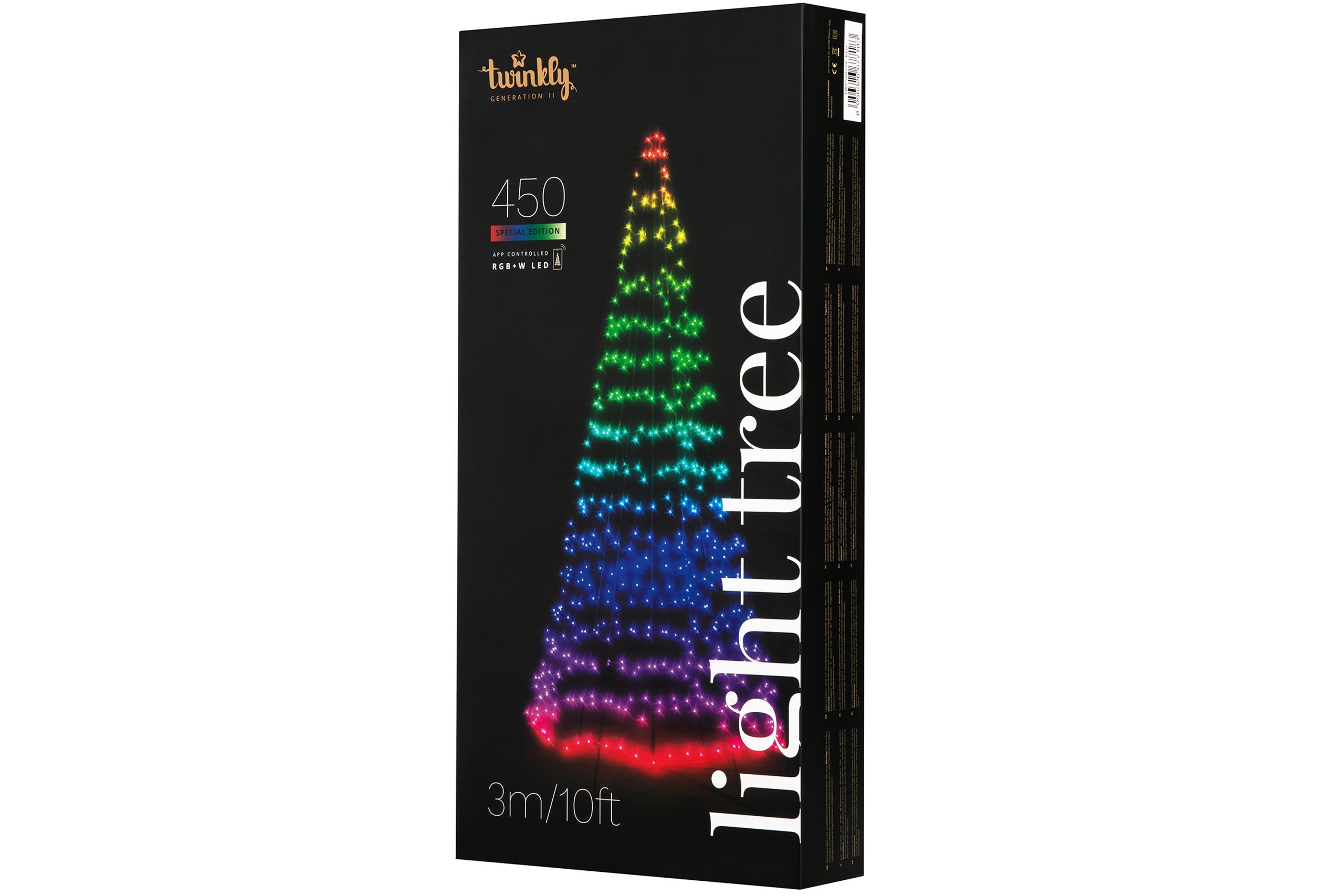 Smart LED Гірлянда Twinkly tree TWP500SPP-BEU Gen II, IP44, висота 3м, чорний кабель (TWP500SPP-BEU)