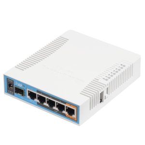 Маршрутизатор MikroTik hAP ac (RB962UiGS-5HacT2HnT) (RB962UIGS-5HACT2HNT)