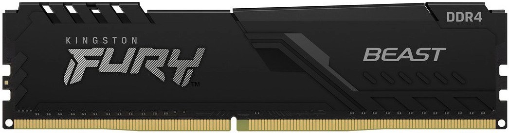 Память для ПК Kingston DDR4 3600 32GB KIT (16GBx2) Kingston Fury Beast (KF436C18BBK2/32)