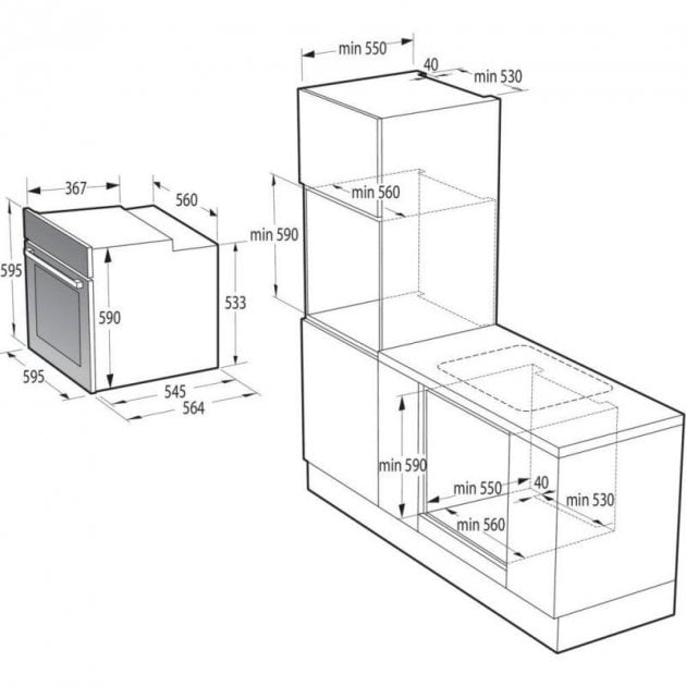 Духовка Gorenje BO6727E03WG