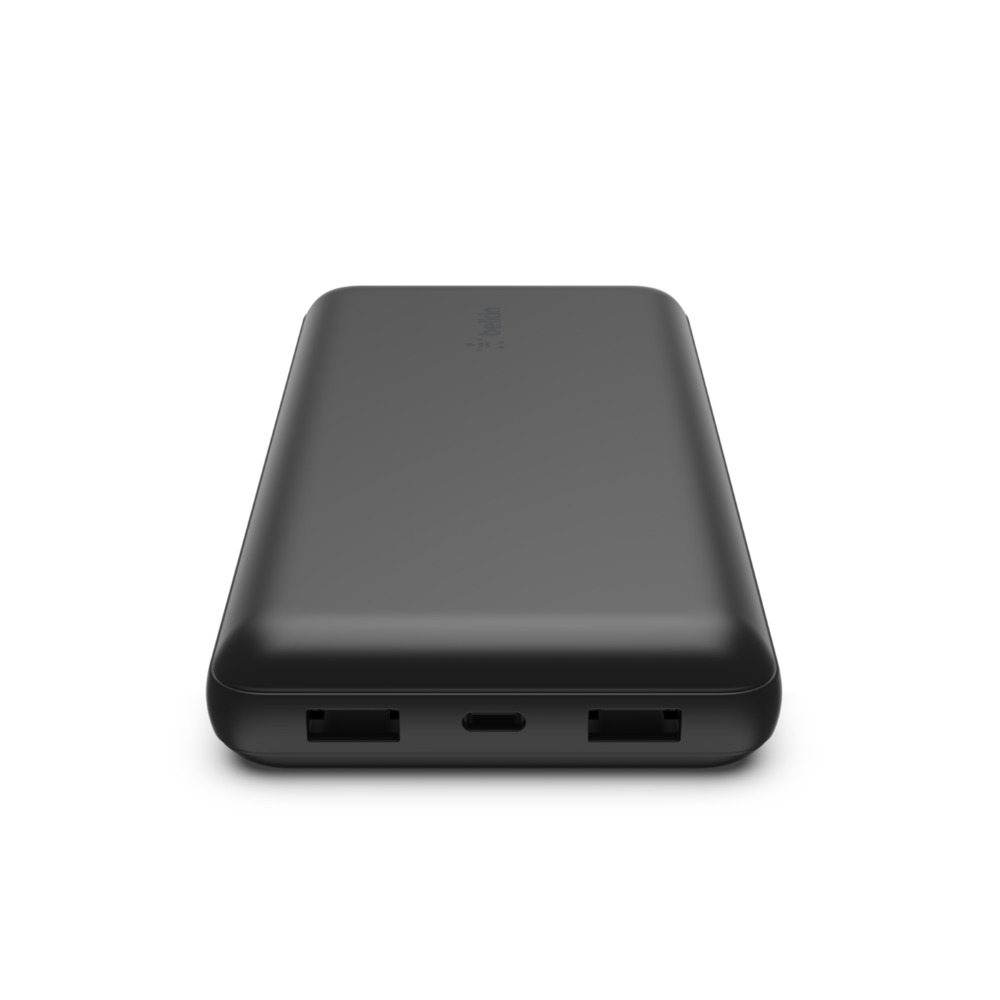 Портативний акумулятор Belkin 20000mAh, 15W, Dual USB-A, USB-C, black (BPB012BTBK)