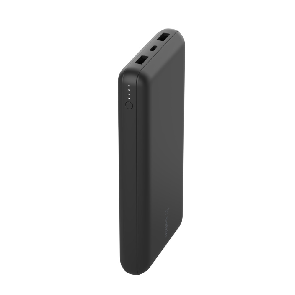 Портативний акумулятор Belkin 20000mAh, 15W, Dual USB-A, USB-C, black (BPB012BTBK)