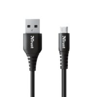 Кабель Trust NDURA USB-A – microUSB 1m, Black (23567_TRUST)